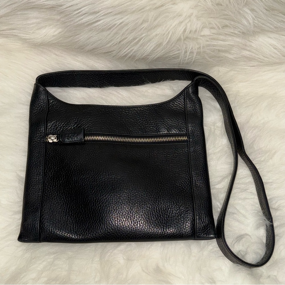 The Sak Black Leather Shoulder Bag